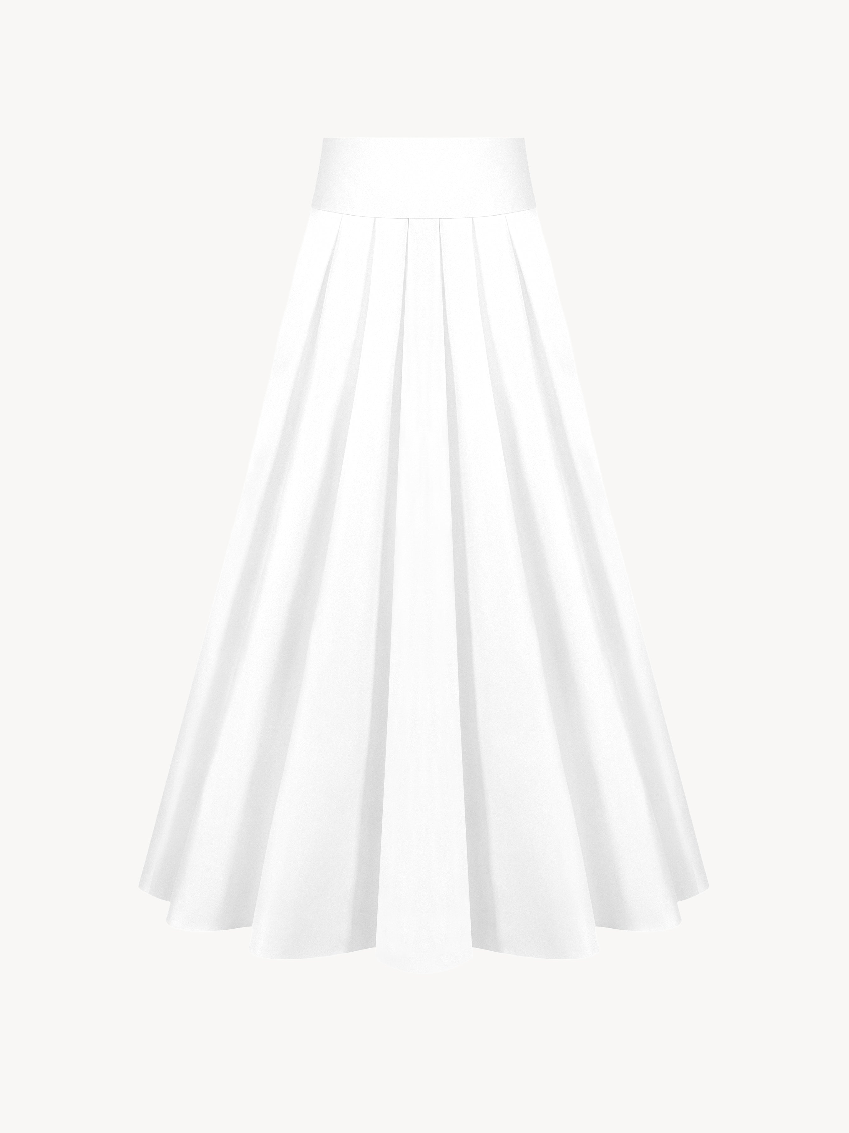 Two-toned Voluminous Skirt