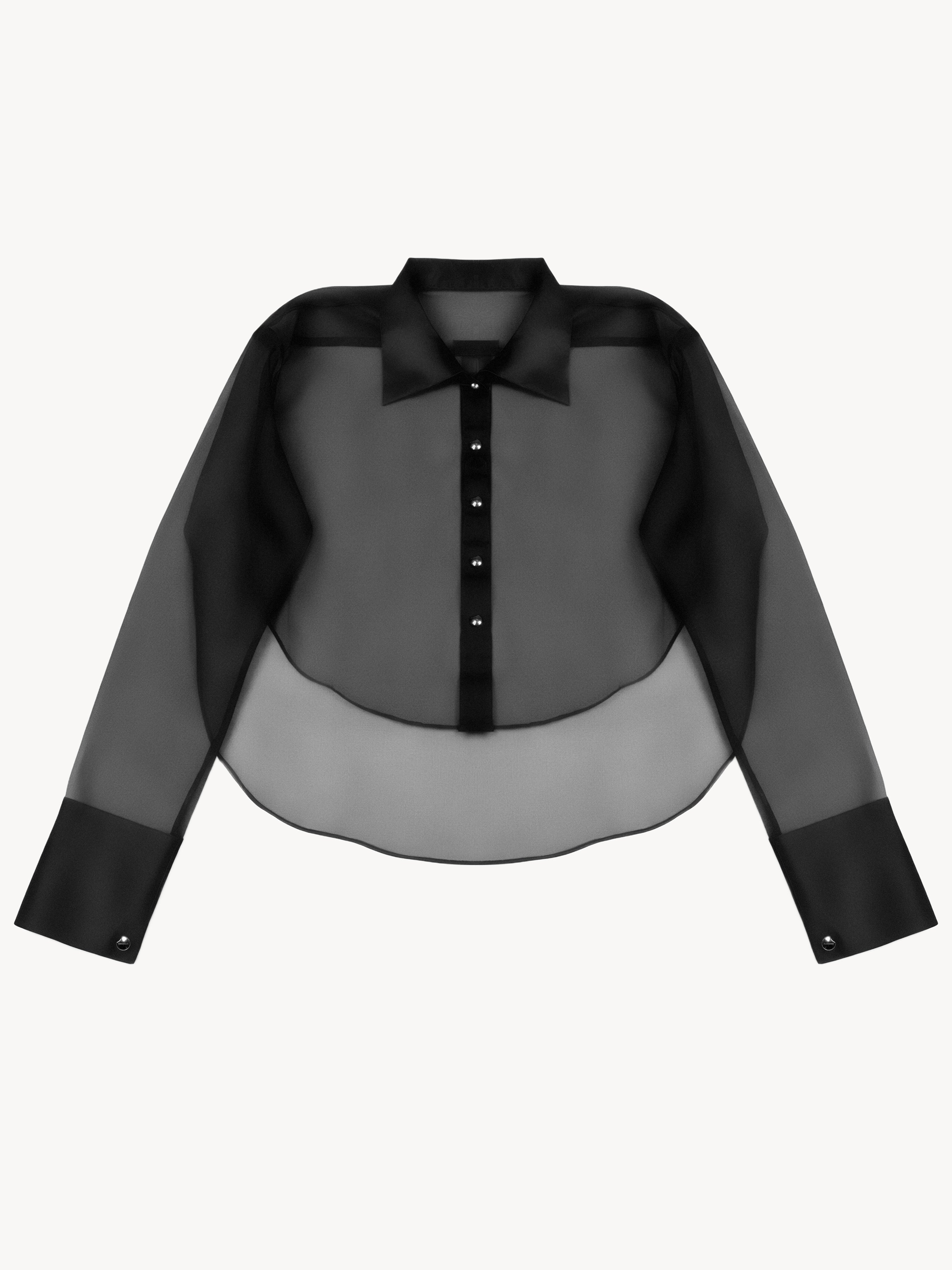 Oversized Organza Shirt
