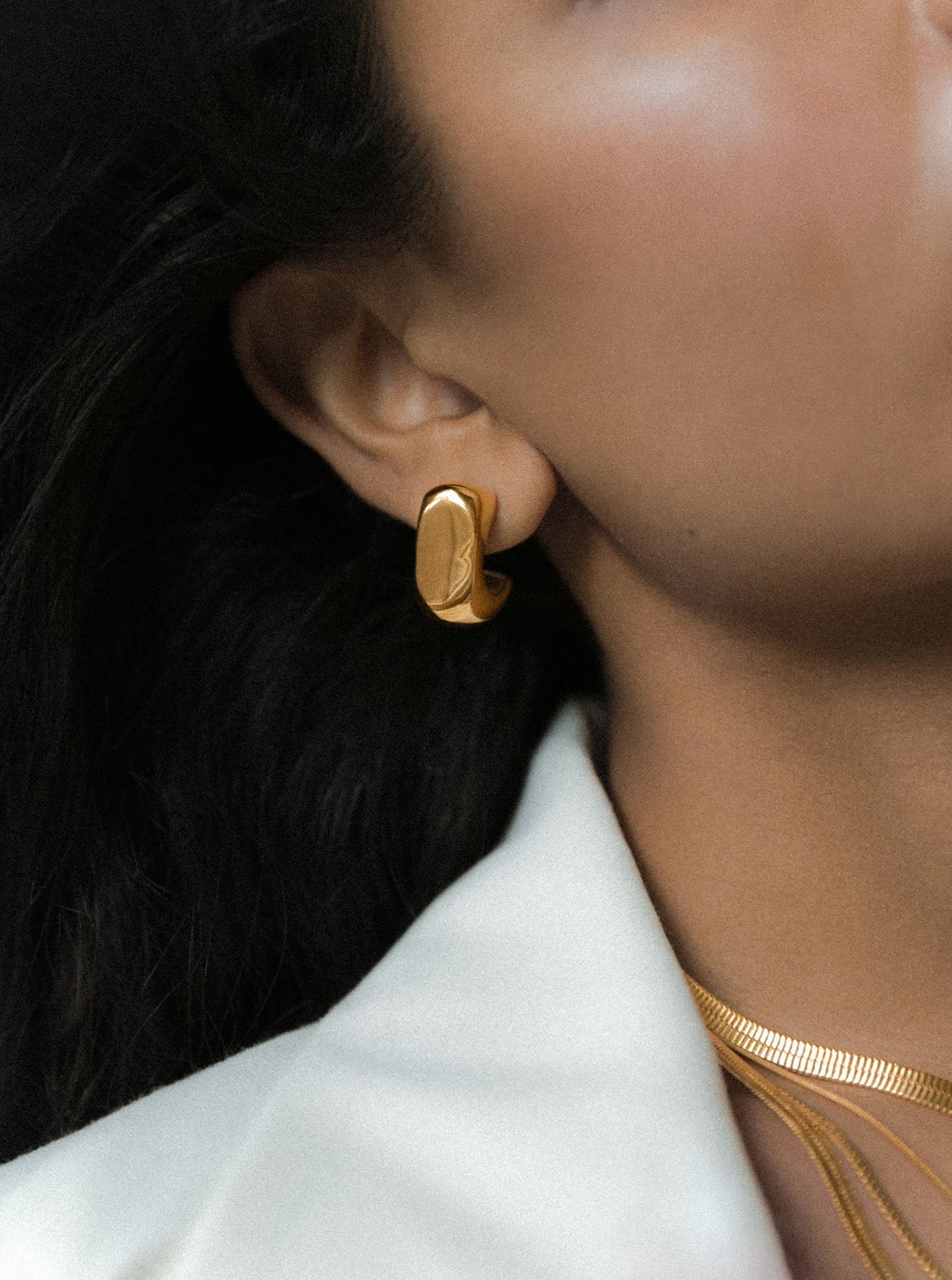 Alia Bhatt - Baby Cube Hoops - MISHO - Earrings