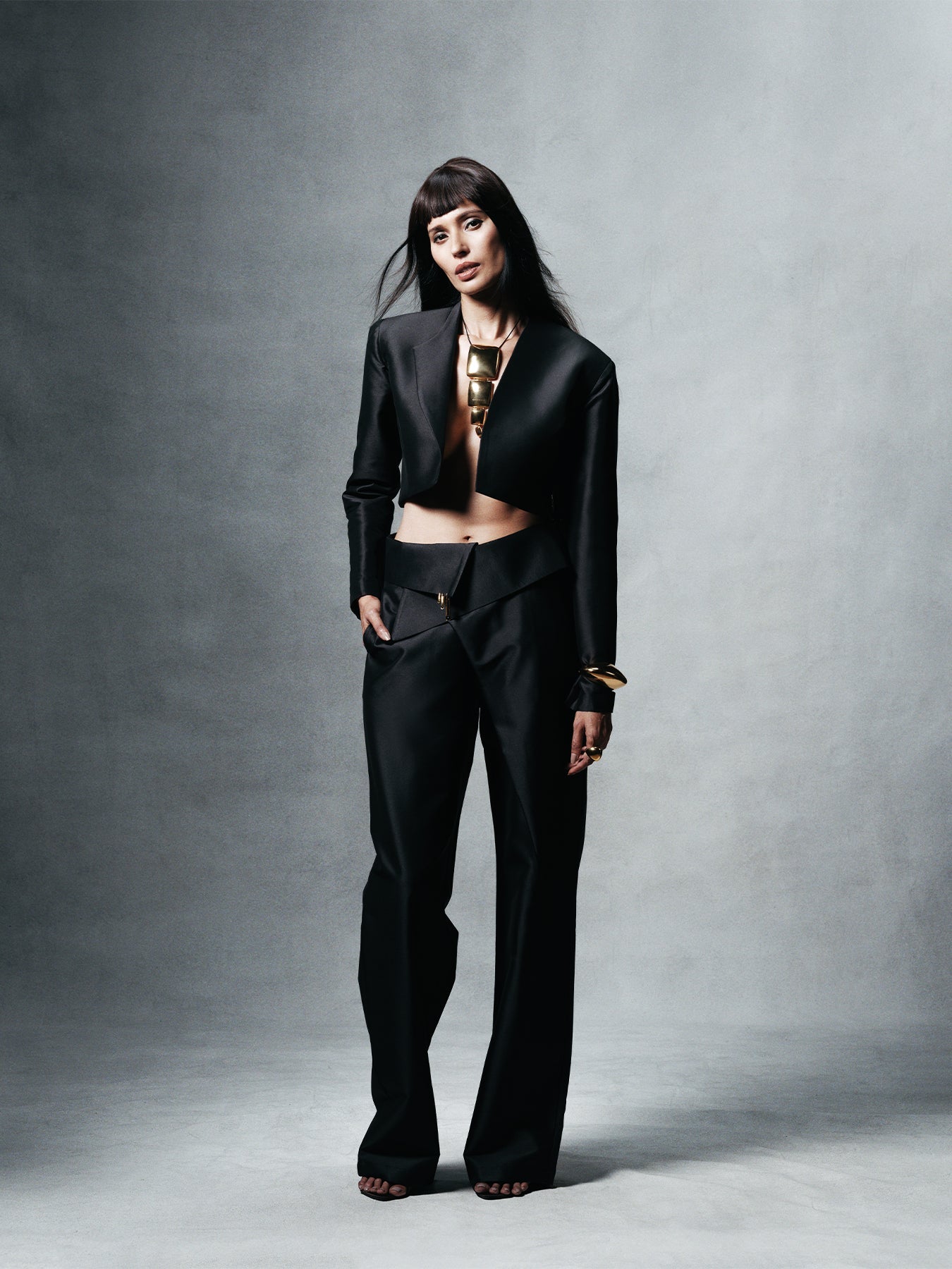 Fold - over Silk Trousers - MISHO -