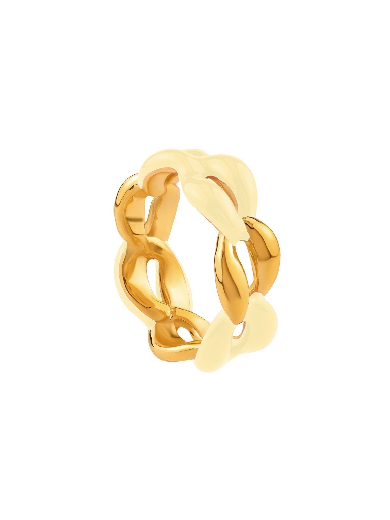 Juicy Gold Link Ring - Butter Yellow - MISHO - Rings
