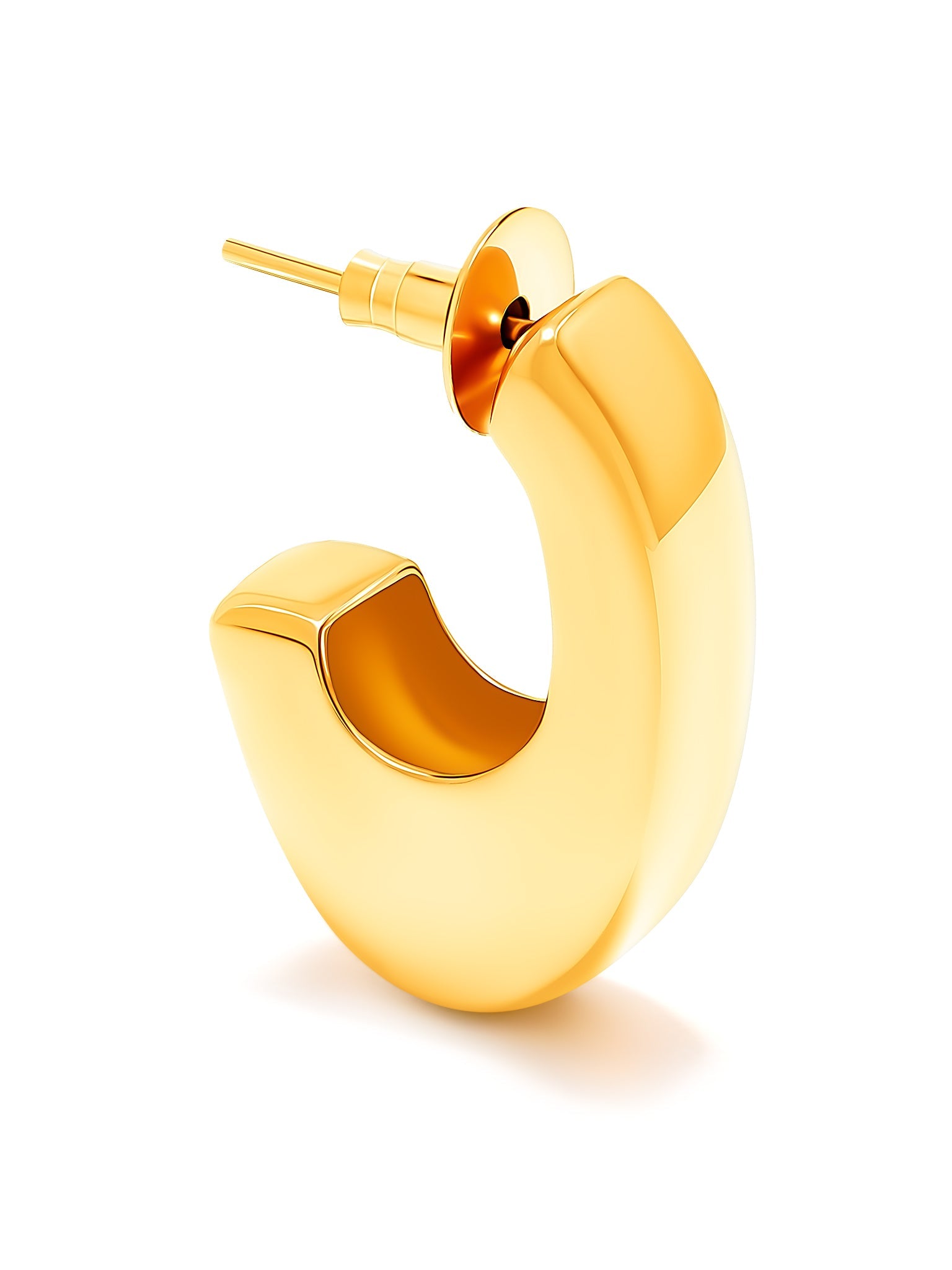 Mini Crescent Hoops - MISHO - Earrings