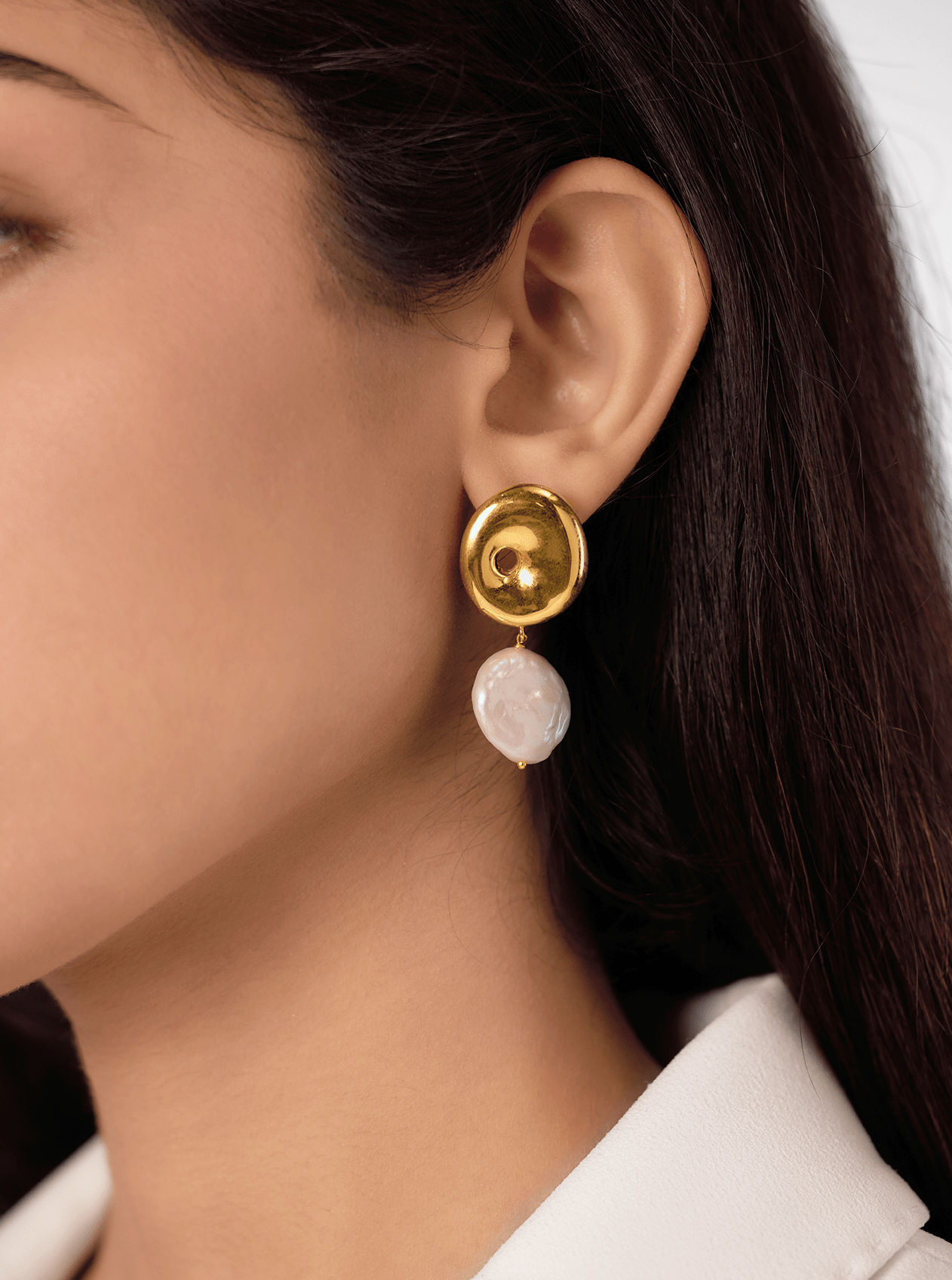 Miroir Pearl Drop Earrings - MISHO - Earrings