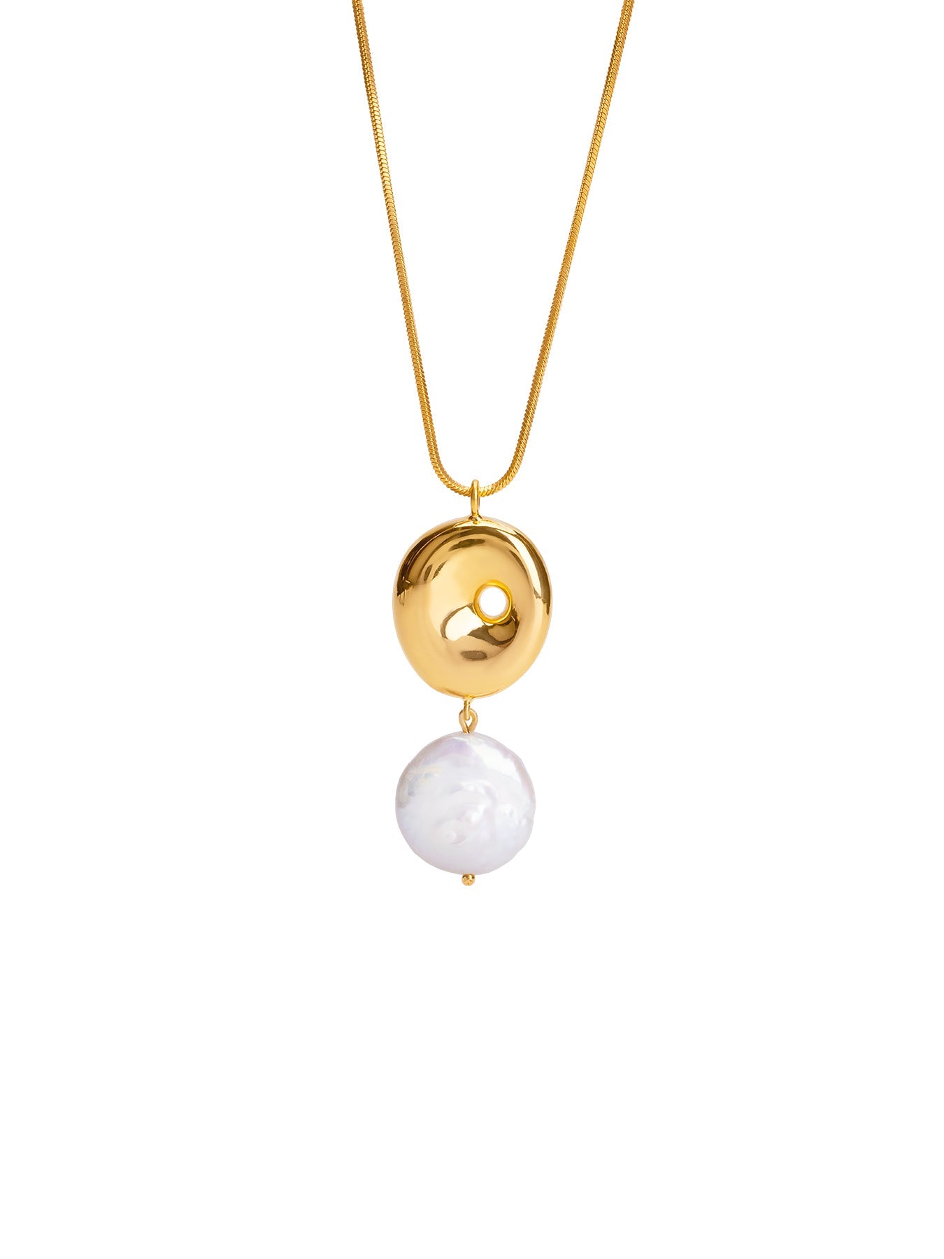 Miroir Pearl Drop Pendant - MISHO - Necklace