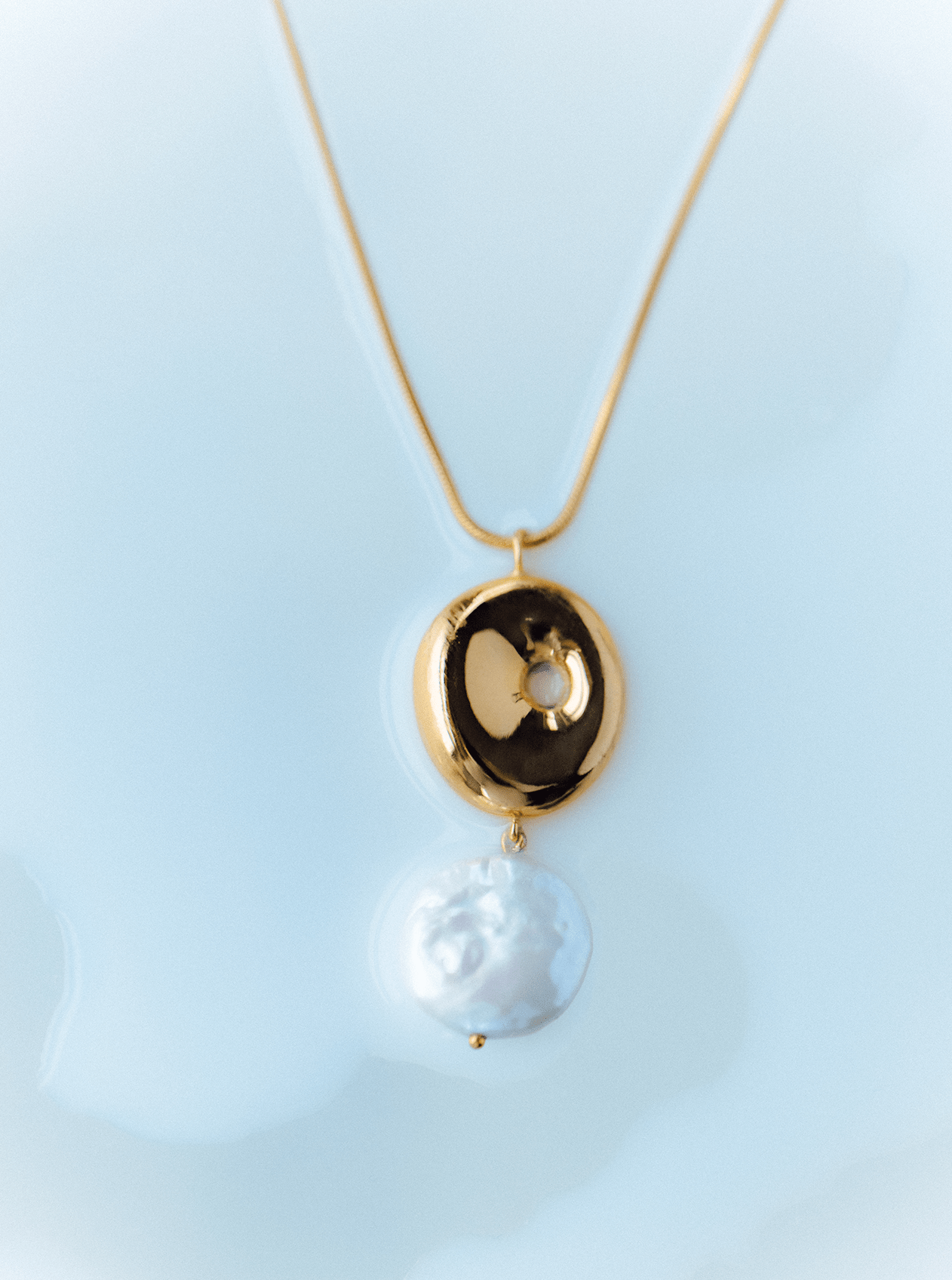 Miroir Pearl Drop Pendant - MISHO - Necklace