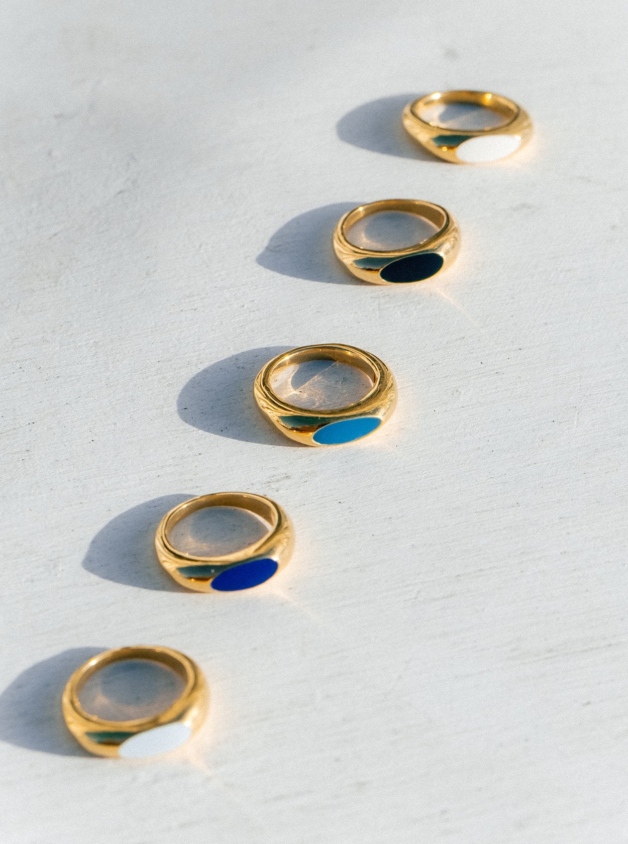 Stackable Enamel Ring - MISHO - Rings