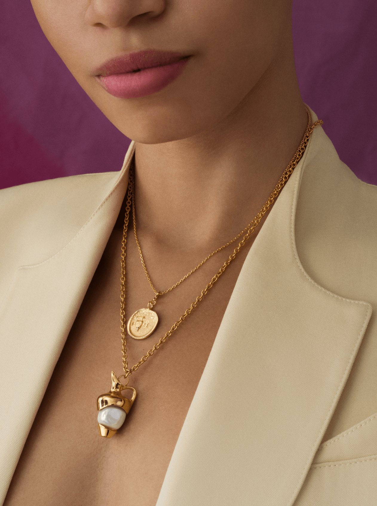 Baby Aquarius charm/pendant - MISHO - Necklace