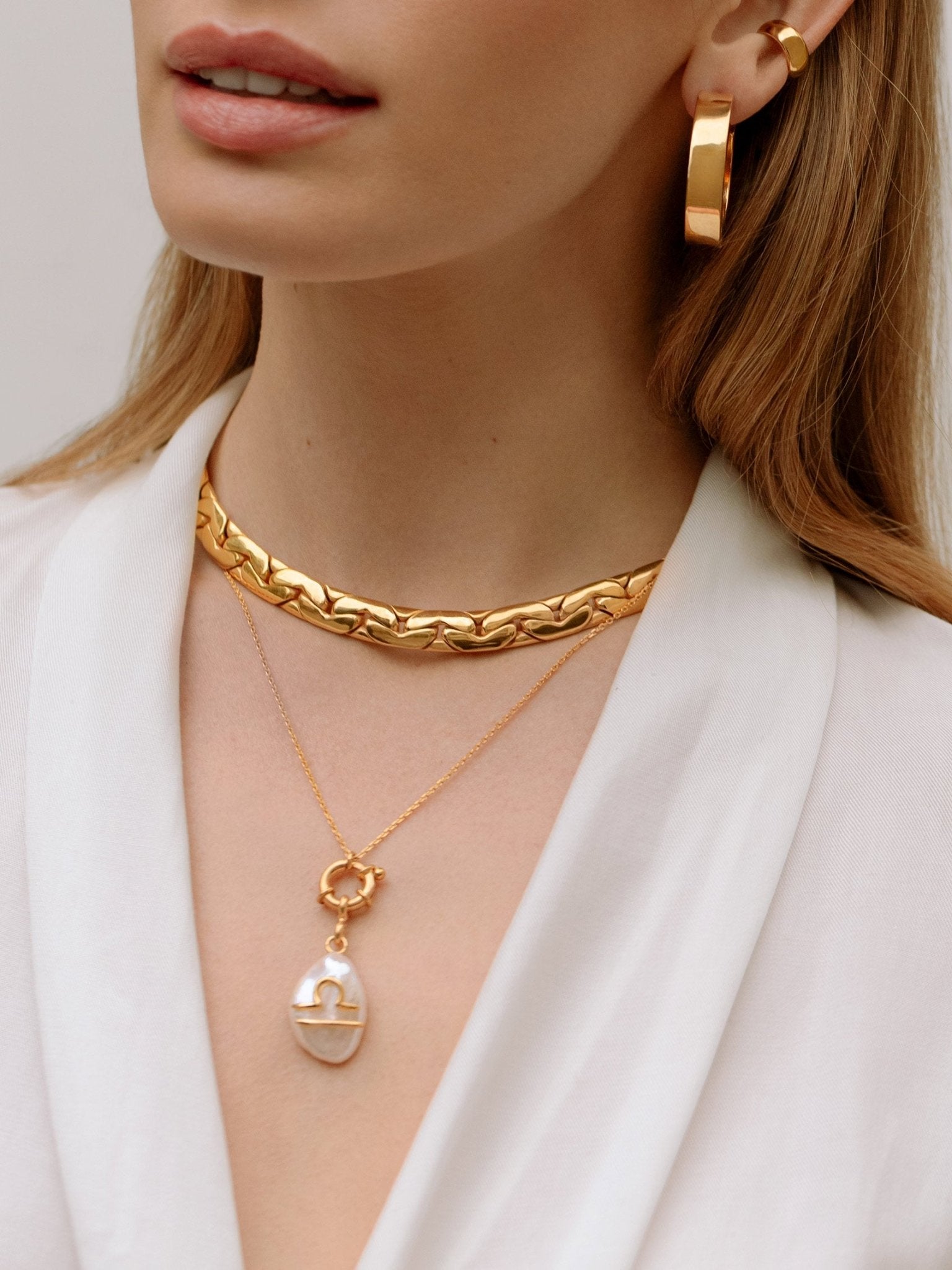 Flat Link Chain - MISHO - Necklace