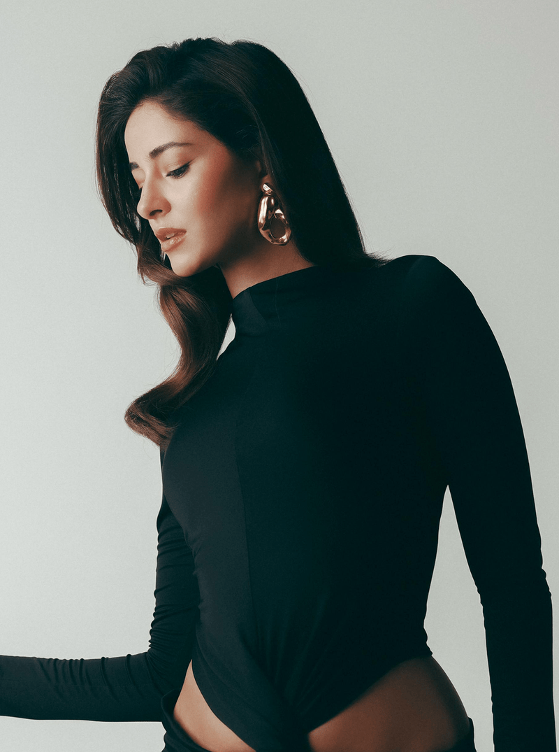 Ananya Panday - Textured Link Earrings - MISHO - CELEBRITY