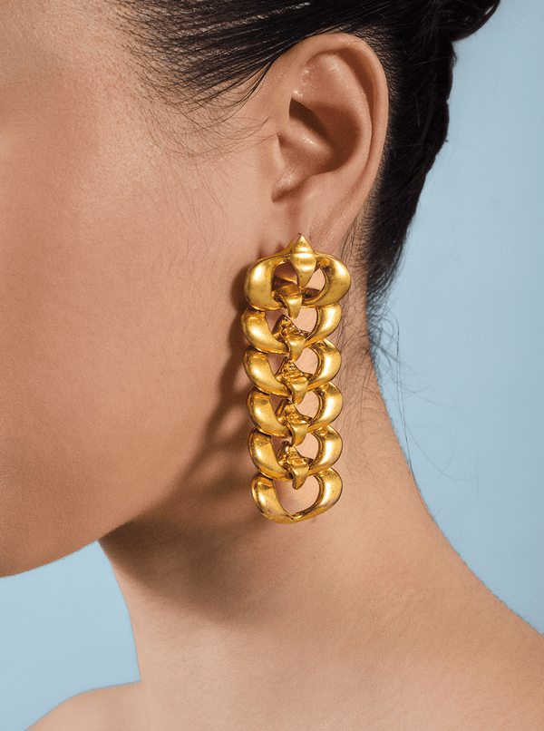 Interlink Danglers - MISHO - Earrings