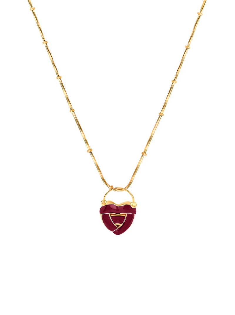 Juicy Mini Love Locket - Midnight Maroon