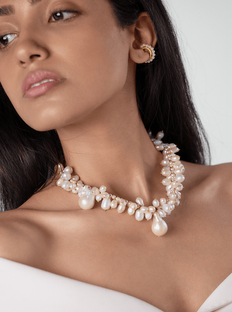Marina Pearl Choker - MISHO - Necklace