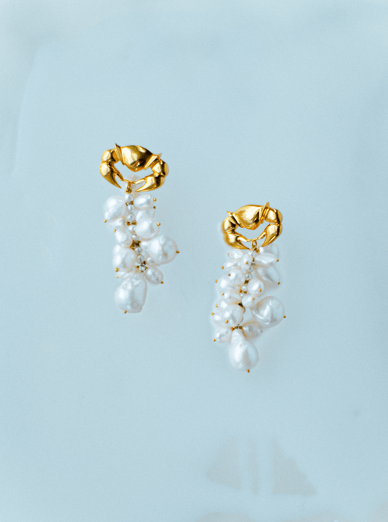 Marina Pearl Earrings - MISHO - Earrings