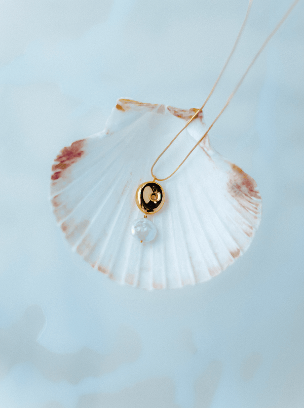 Miroir Pearl Drop Pendant - MISHO - Necklace