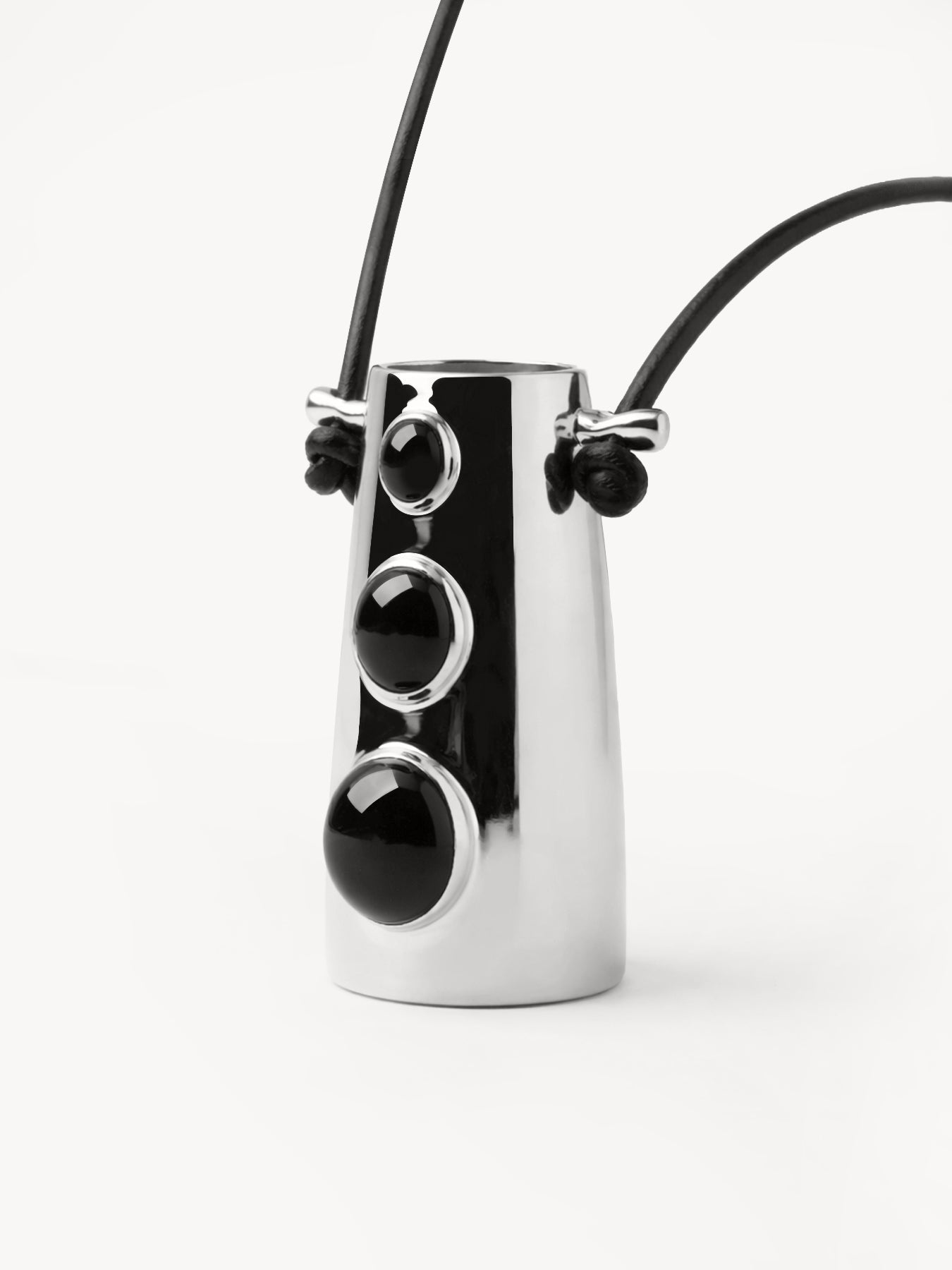 Tor Onyx Cord Necklace - MISHO - Necklaces