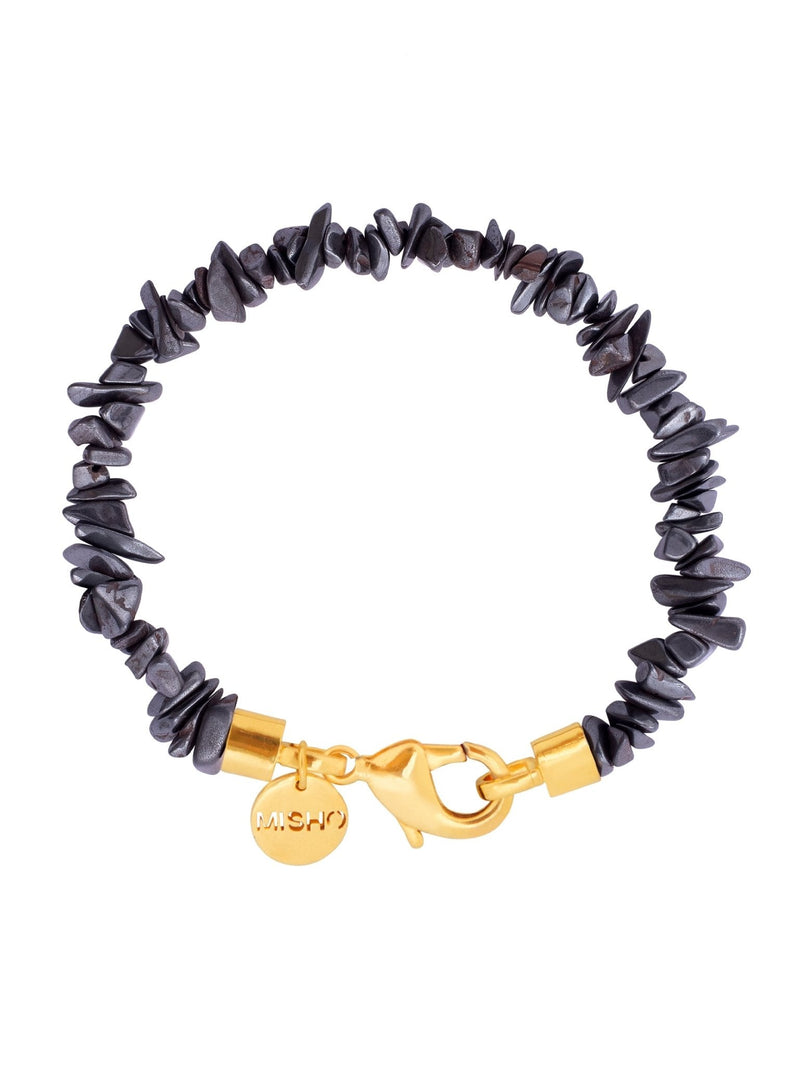 Vedang Raina - Hematite Bracelet - MISHO - CELEBRITY