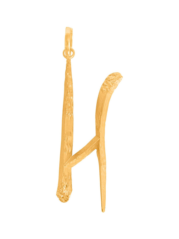 Alpha 'H' Hoop/Pendant - MISHO - Earrings