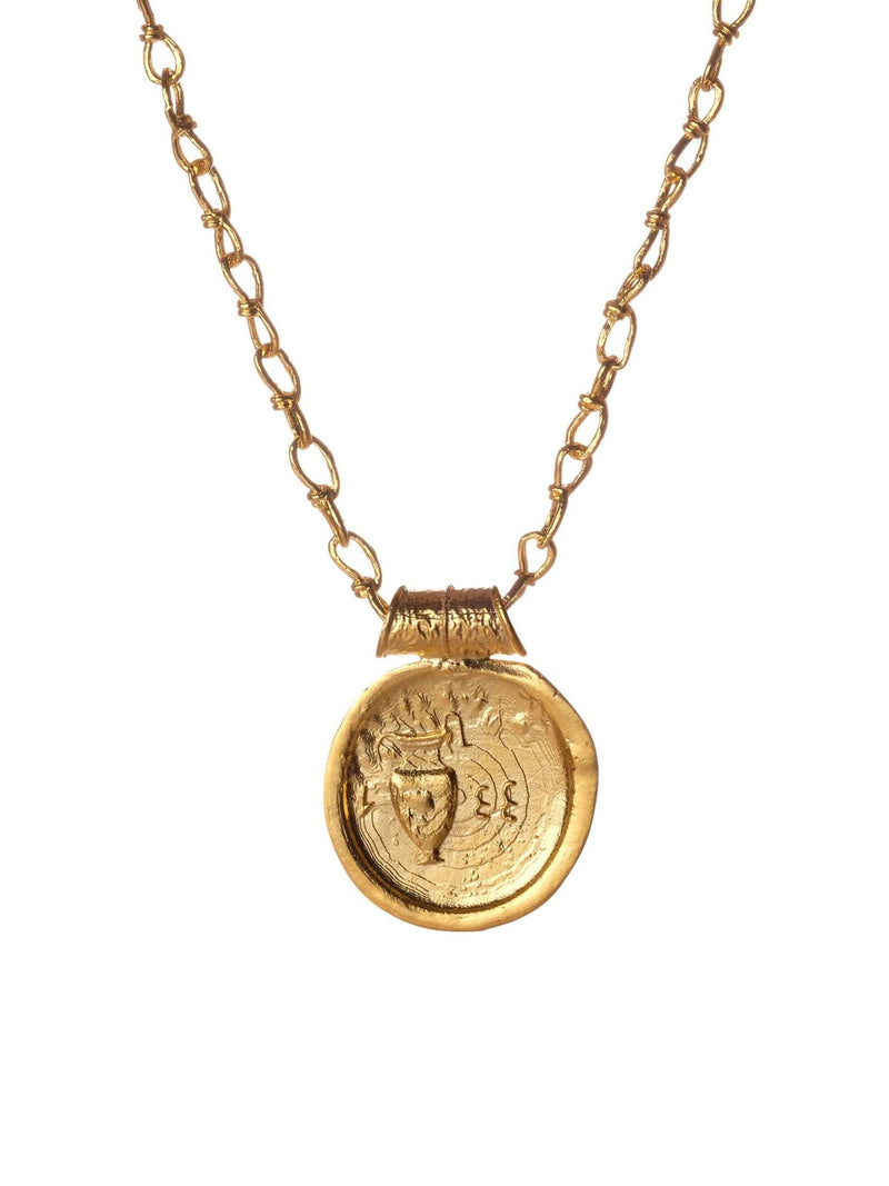 Aquarius Zodiac Pendant - MISHO - Necklace