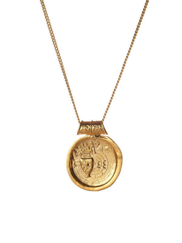 Aquarius Zodiac Pendant - MISHO - Necklace