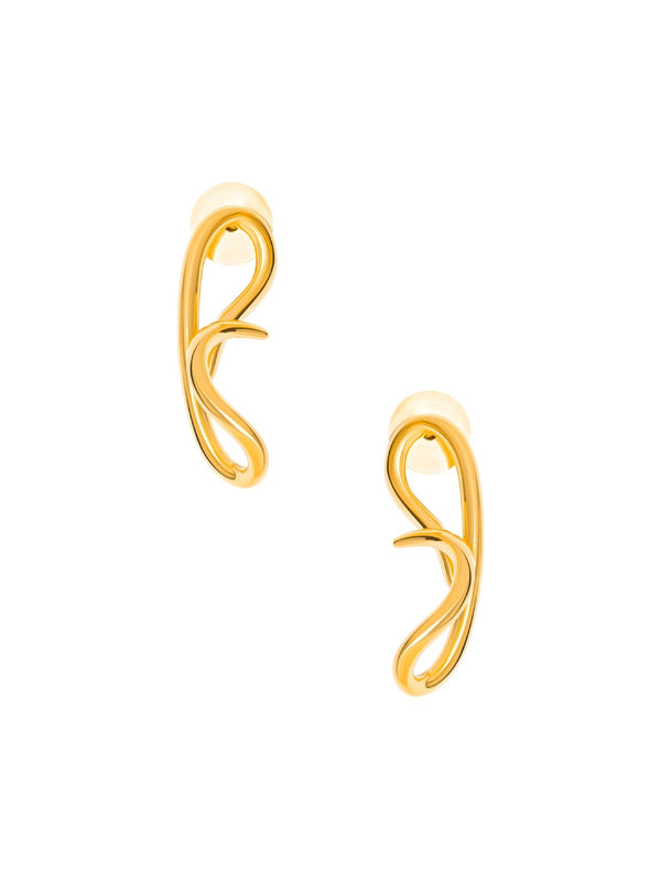 Baby Twist Link Earrings - MISHO - Earrings