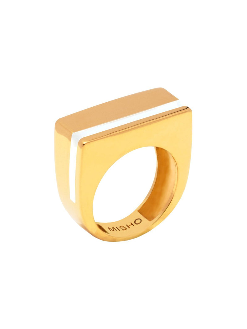 Bauhaus Model 4 Enamel - MISHO - Rings