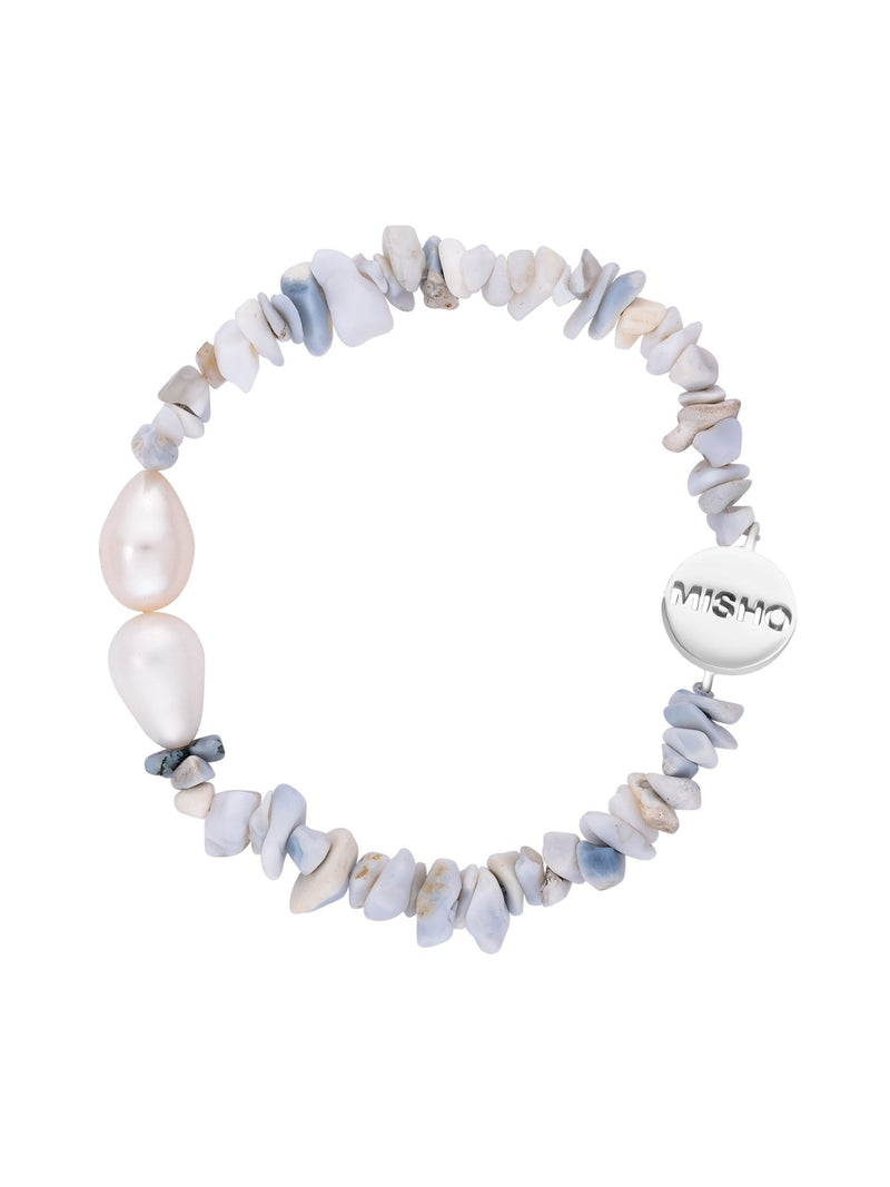 Blue Opal and Pearl Bracelet - MISHO - bracelet