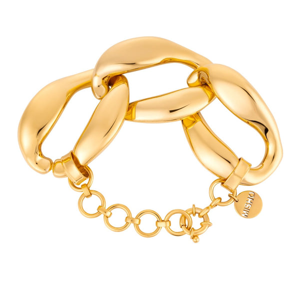 Chunky bracelet  Goldcoloured  Ladies  HM IN