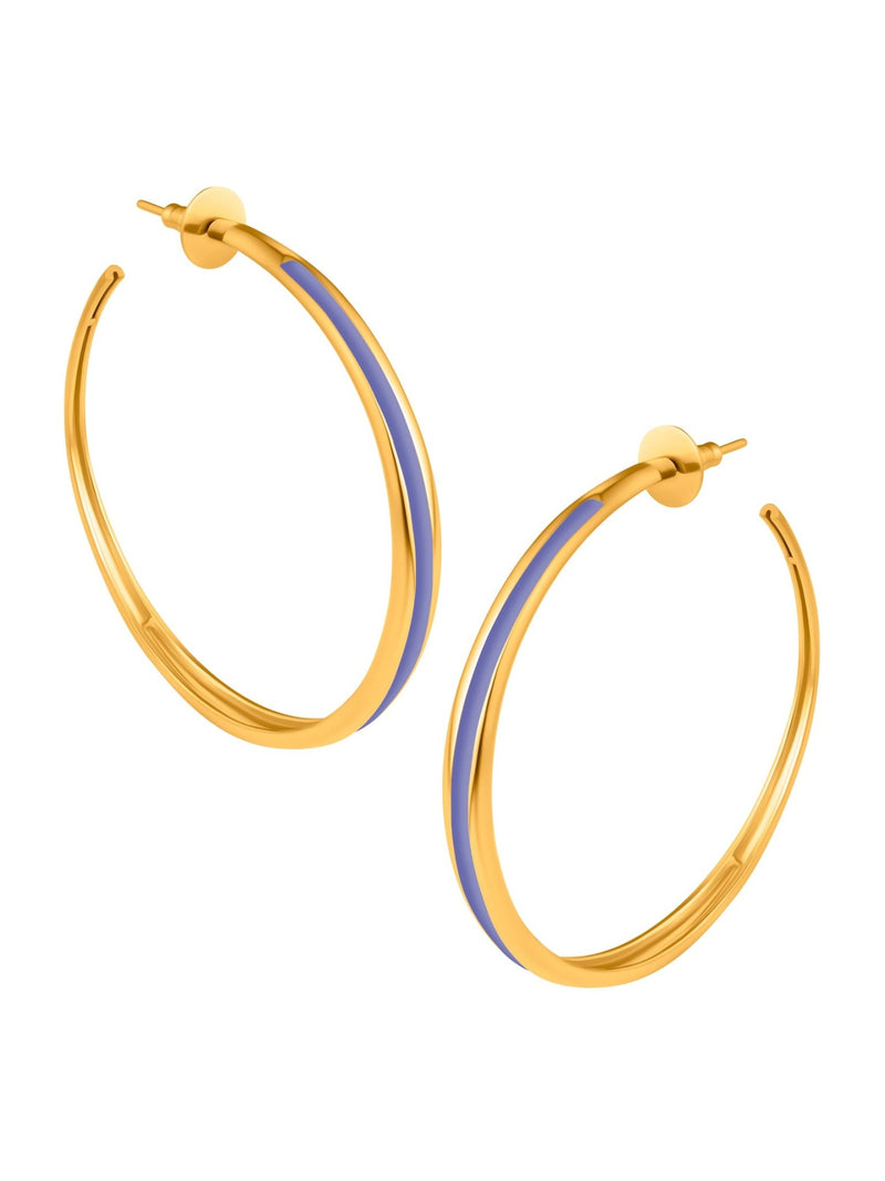 Classic Saturn Hoops - MISHO - Earrings