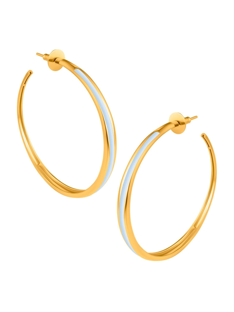 Classic Saturn Hoops - MISHO - Earrings