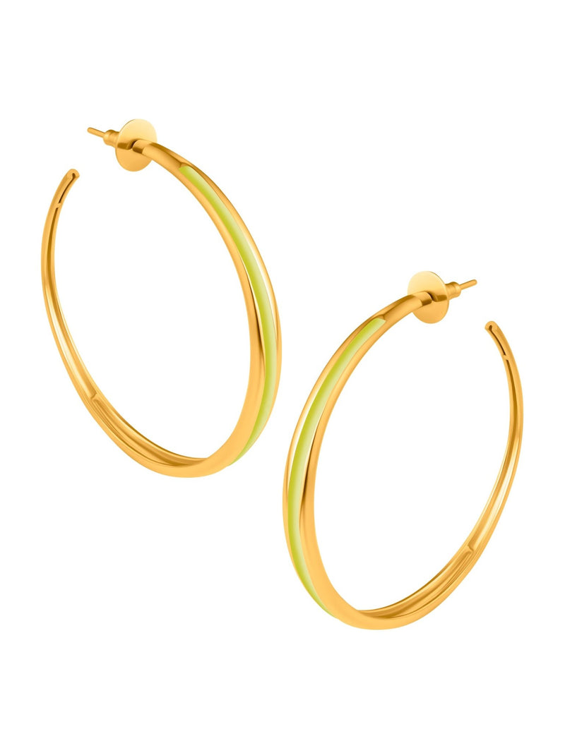 Classic Saturn Hoops - MISHO - Earrings