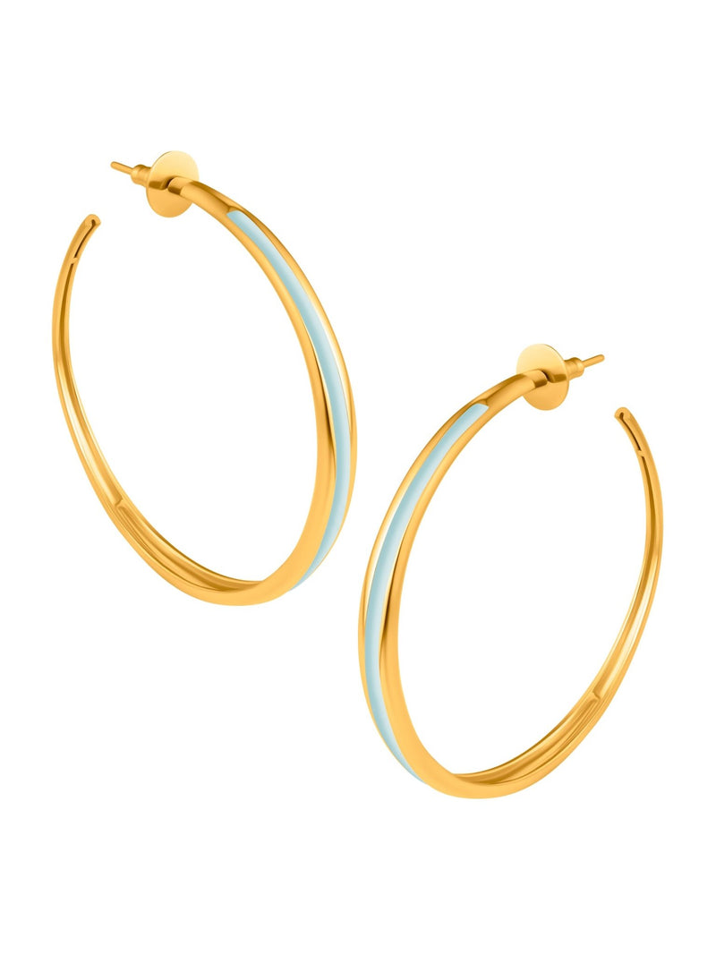 Classic Saturn Hoops - MISHO - Earrings