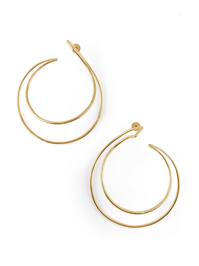 Demilune Hoops - MISHO - Earrings