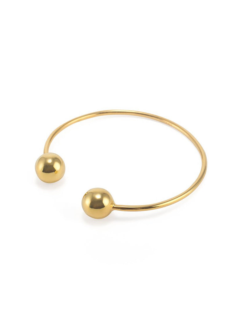 Density double sphere bangle - MISHO - Bangles