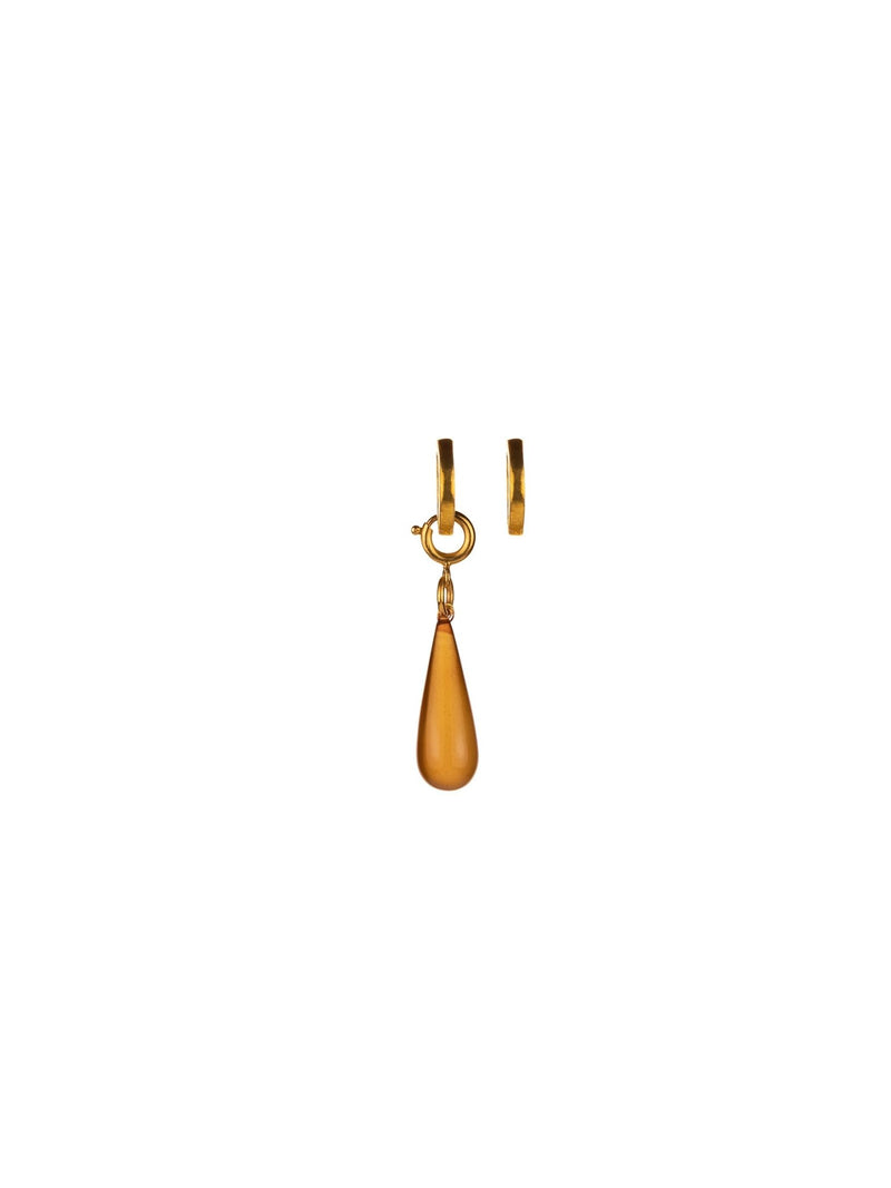 Drop Citrine Convertible Charm - MISHO - Charm