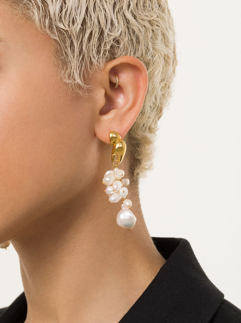Hera Pearl Earrings - MISHO - Earrings
