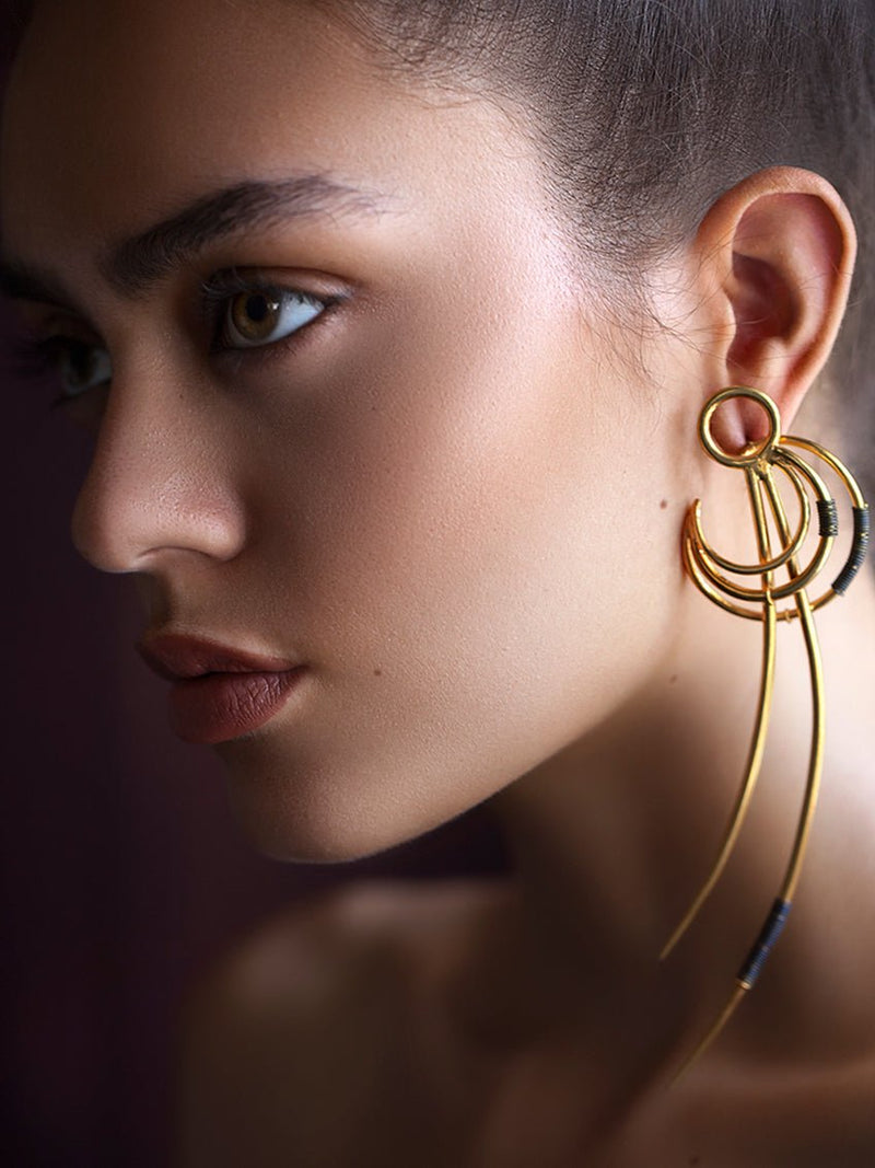 Katana earrings - MISHO - Earrings
