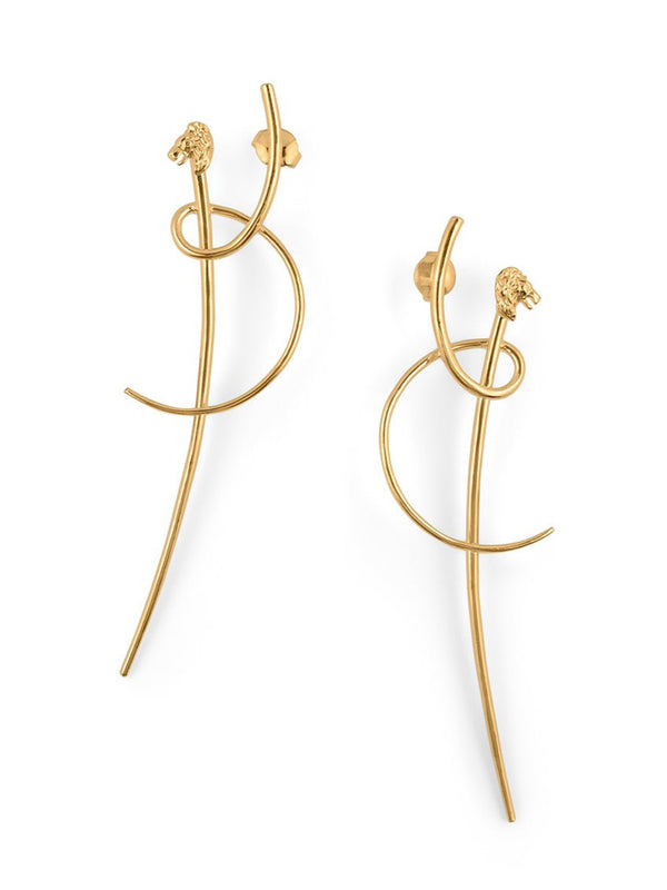 Katana Leo earrings - MISHO - Earrings
