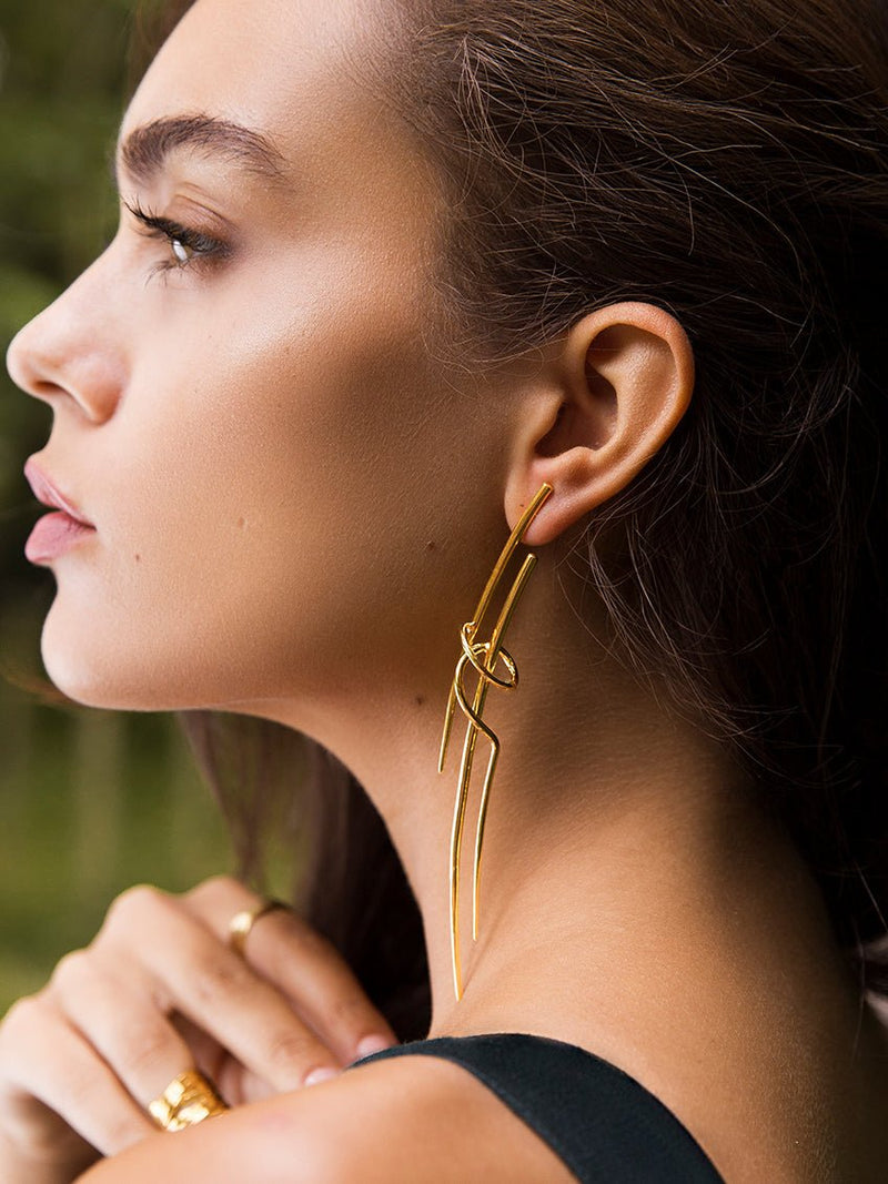 Katana San earrings - MISHO - Earrings