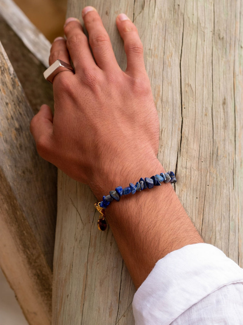 Lapis Bracelet - MISHO - Mens