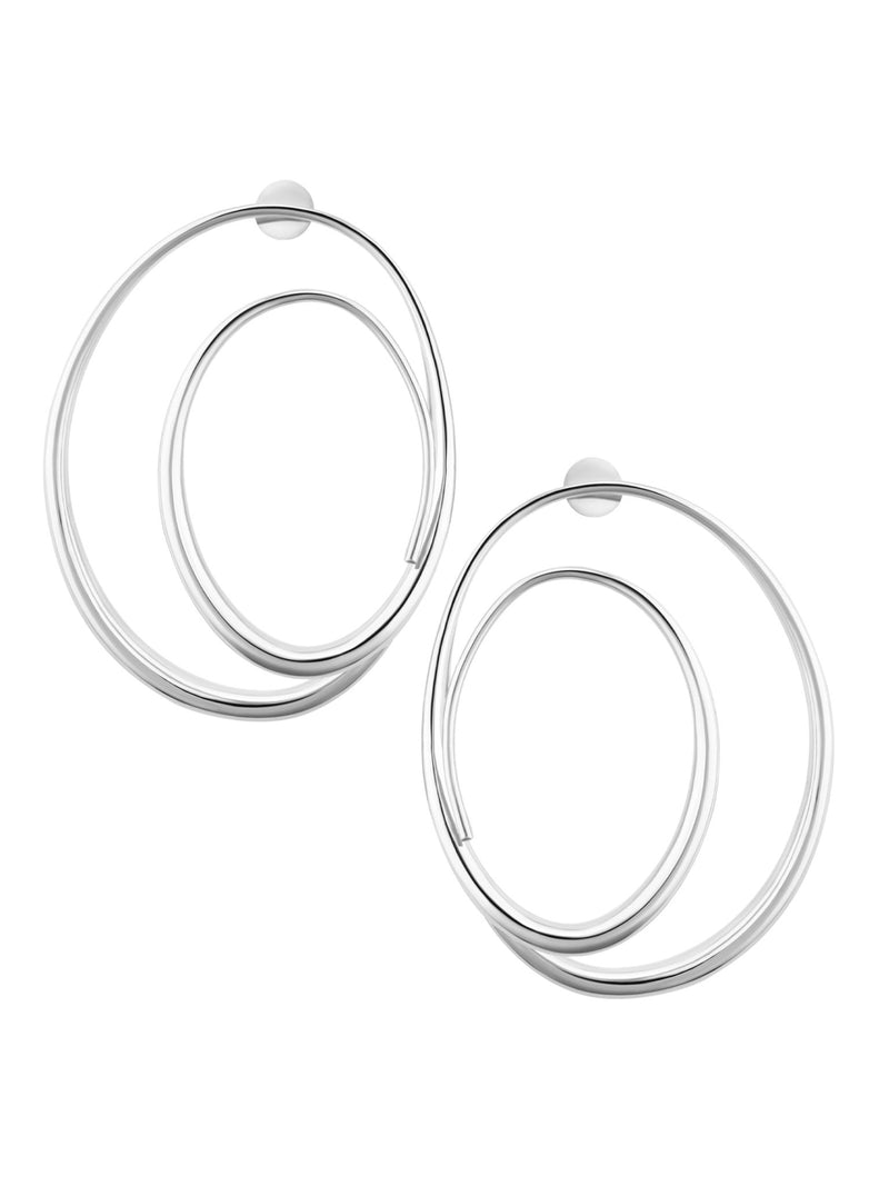 Large Ellipse Hoops - MISHO - Earrings