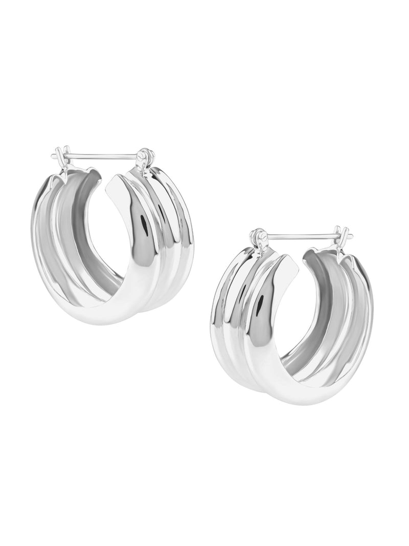 Large Huggy Hoops - MISHO - Earrings