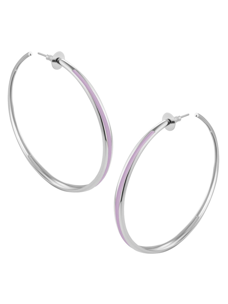 Large Saturn Hoops - MISHO - Earrings