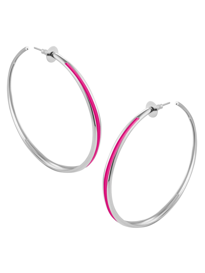 Large Saturn Hoops - MISHO - Earrings