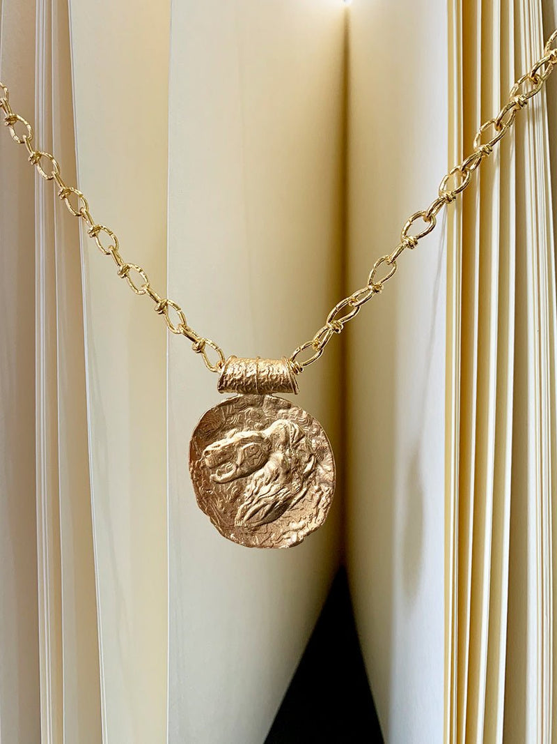 Leo Zodiac Pendant - MISHO - Necklace