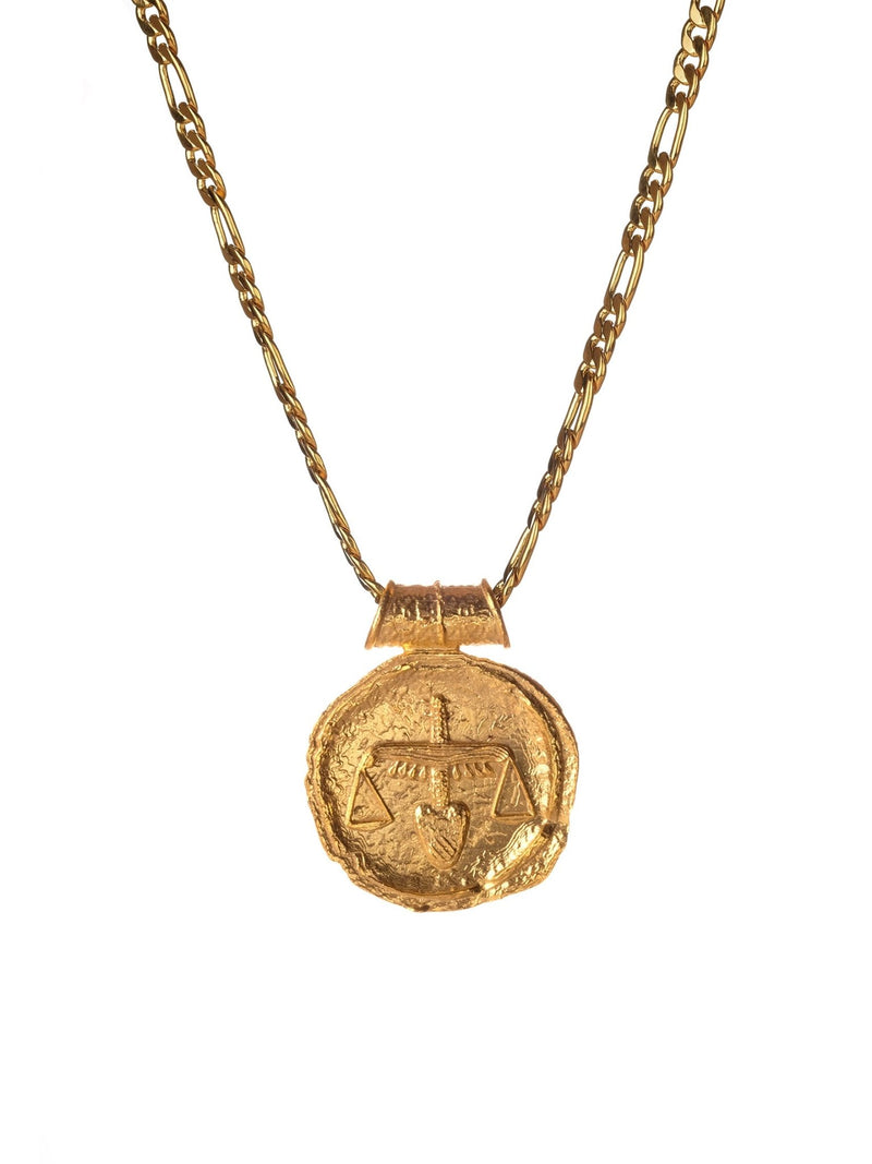 Libra Zodiac Pendant - MISHO - Necklace