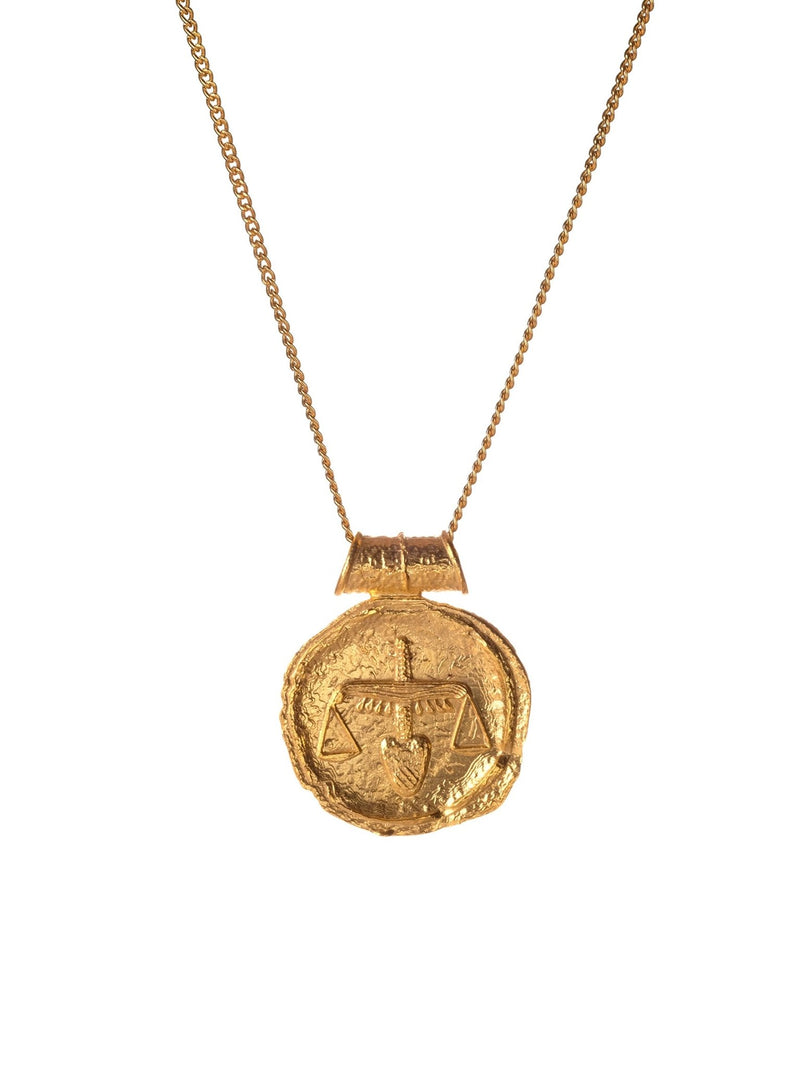 Libra Zodiac Pendant - MISHO - Necklace