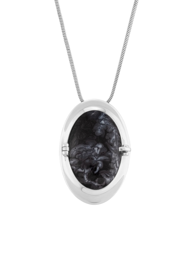 Memento Oval Pendant Black - MISHO - Pendant