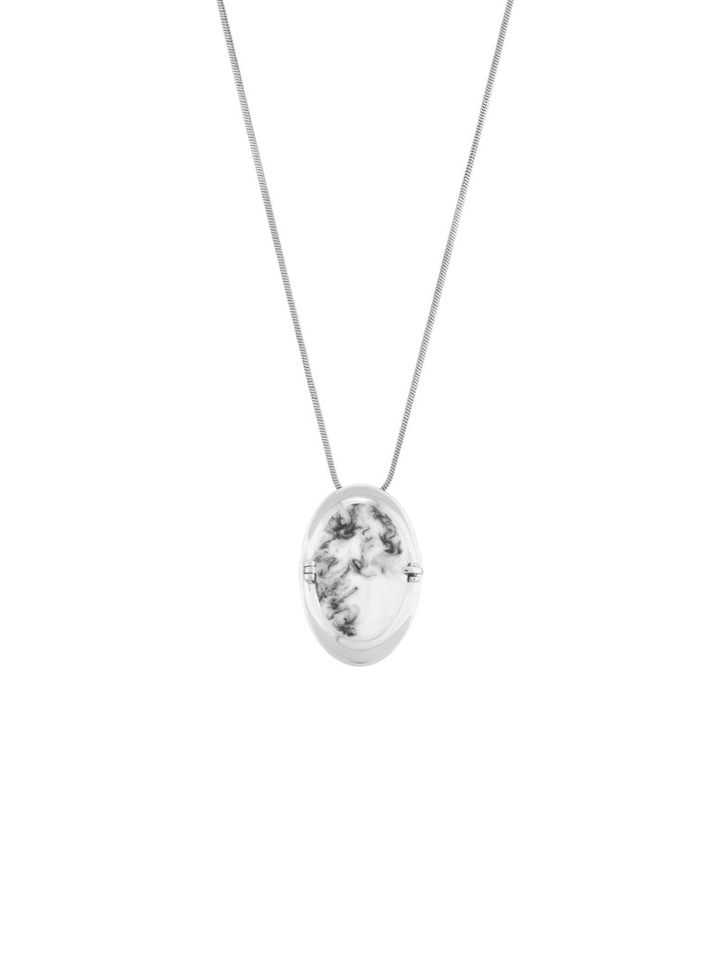 Memento Oval Pendant White - MISHO - Pendant