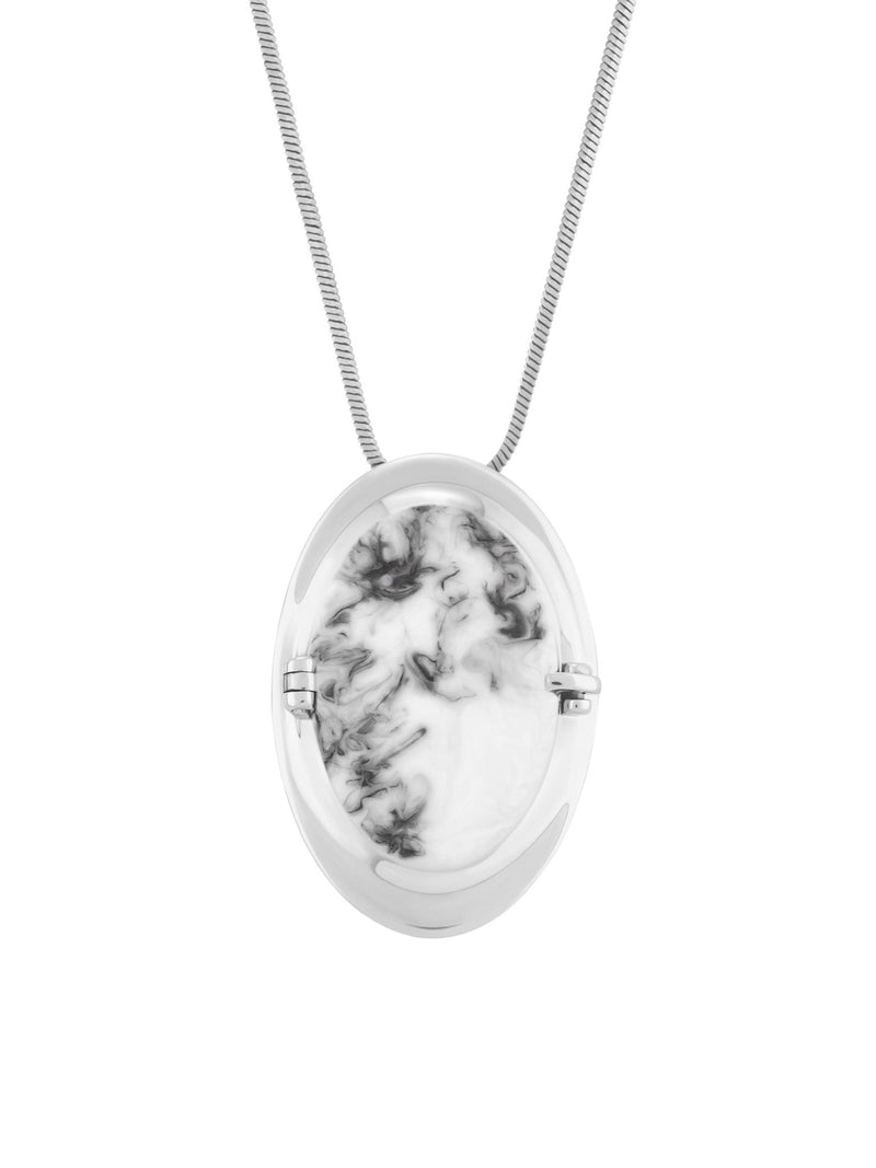 Memento Oval Pendant White - MISHO - Pendant