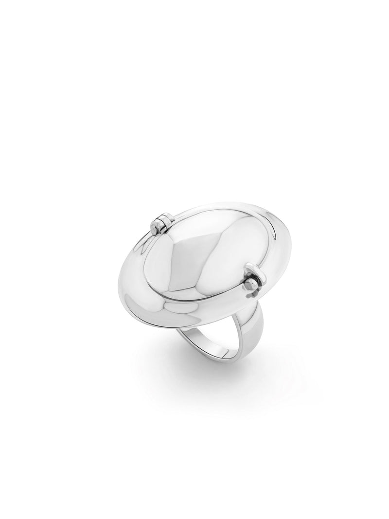 Memento Oval Ring Silver - MISHO - Pendant